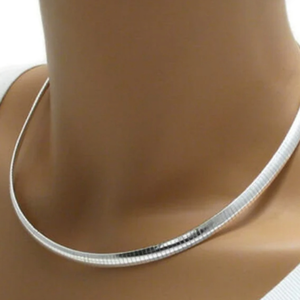 SNAKE CHAIN 925 STERLING SILVER NECKLACE